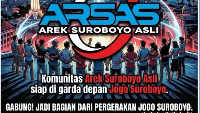 Semangat “Wani Jogo Kutho” Menggema, Ribuan Arek Suroboyo Siap Deklarasi Akbar
