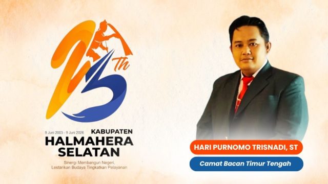 Camat Bacan Timur Tengah, Siap Sukseskan Pelaksanaan Upacara Hari Ulang Tahun Kabupaten Halmahera Selatan Tingkat Kecamatan