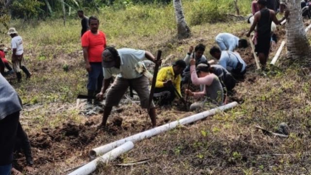 Kerja Bakti 3 Hari di Madopolo Timur, Tambah Titik Mata Air Antisipasi Kekeringan
